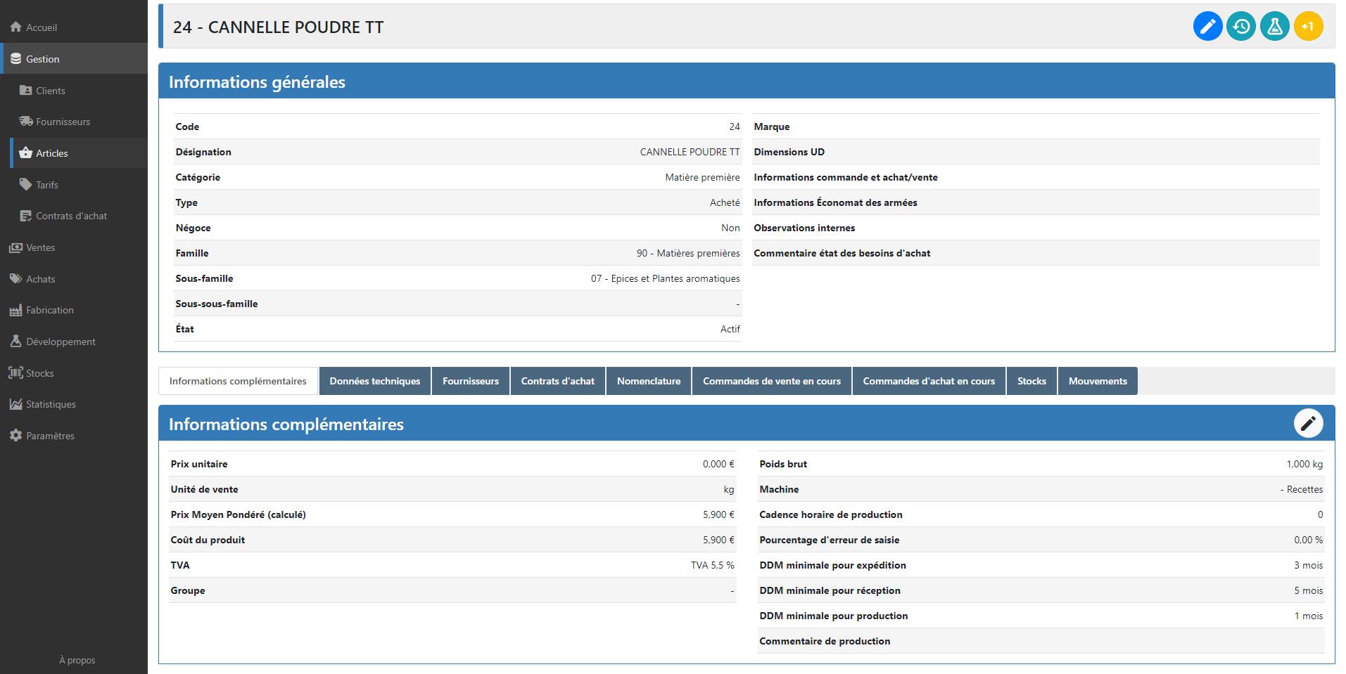 Auralim, preview, Gestion des stocks, produit, informations, industriel, équipement, ERP, Alsace, Bas-Rhin, Grand Est